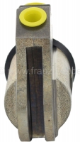 Citroen-DS-11CV-HY - Wielremcilinder linksvoor, onder. Geschikt voor Citroen HY + Citroen 15CV. Zuiger diameter