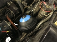 Sonstige-Citroen - Voorste veerbol LHS, deelbaar (geschroefd). Met zeskant op de schroefverbinding. Hydraulis