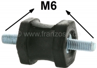 citroen ds 11cv hy schroeven moeren rubberen stille houder m6 hoogte 25 mm geschikt voor renault r4 P82020 - Bild 1