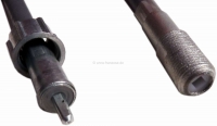 Citroen-DS-11CV-HY - Snelheidsmeter kabel top. Geschikt voor Citroen DS21, vanaf bouwjaar 1967, lengte: 270mm, 