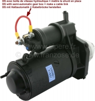 Citroen-DS-11CV-HY - Startmotor 9 tanden. Met magneetschakelaar. In ruil (Made in Germany). Plus 150 euro borg 