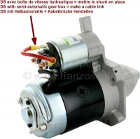 Citroen-DS-11CV-HY - Startmotor, 9 tanden. Met magnetische startschakelaar. Geschikt voor Citroën DS. Hoge rot