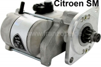 Citroen-DS-11CV-HY - SM, startmotor nieuw onderdeel. 12 Volt. Geschikt voor Citroën SM. Speciaal vervaardigd! 