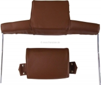 citroen ds 11cv hy stoelhoezen voor brede hoofdsteun geschikt 2 delig bruin P38101 - Bild 1
