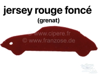 Sonstige-Citroen - Brede hoofdsteun, geschikt voor Citroen DS (2-delig). Stof donkerrood (grenat). Per stuk.