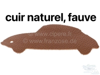 Sonstige-Citroen - Middenarmsteun, geschikt voor Citroen DS. Bruin leer (naturel fauve).