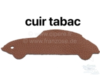 Sonstige-Citroen - Middenarmsteun, geschikt voor Citroen DS. Bruin tabaksleer.