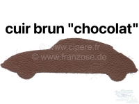 Sonstige-Citroen - Middenarmsteun, geschikt voor Citroen DS. Chocoladebruin leer (havane)!