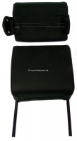 Sonstige-Citroen - Smalle hoofdsteun (2-delig), geschikt voor Citroen DS. Donkergroen velours. Per stuk. Van 