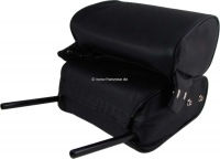 citroen ds 11cv hy stoelhoezen voor smalle hoofdsteun 2 delig geschikt zwart leder P38113 - Bild 1