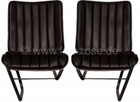 Citroen-DS-11CV-HY - Stoelhoes zwart, gemaakt van kunstleer (past links of rechts). Geschikt voor Citoen HY, va