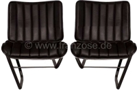 citroen ds 11cv hy stoelhoezen voor stoelhoes zwart gemaakt van kunstleer past links rechts P48226 - Bild 1