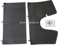 Citroen-DS-11CV-HY - DS >1961, tapijt in donkergrijs (fonceé). Trouwe reproductie! Geschikt voor Citroen DS, t