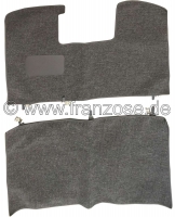 citroen ds 11cv hy tapijtsets vloermatten 1961 tapijt donkergrijs fonce trouwe reproductie P38378 - Bild 1