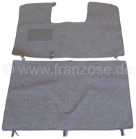citroen ds 11cv hy tapijtsets vloermatten 1961 tapijt lichtgrijs gris clair trouwe P38458 - Bild 1