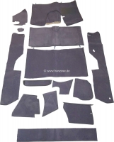 DS Non Pallas, tapijtset 14 stuks, kleur donkergrijs, voor ombouw van normale