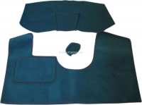 Citroen-DS-11CV-HY - DS Pallas, tapijtset 14 stuks, voor Citroen DS Pallas. Kleur: donkergroen (vert foncé). G