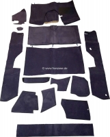 DS Pallas, tapijtset 14 stuks, voor Citroen DS Pallas. Kleur: donkergrijs