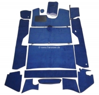 DS Pallas, tapijtset 14 stuks, voor Citroen DS Pallas. Kleur: benzine. Goede