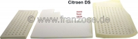 Schuimrubberen mat voor onder het tapijt. Geschikt voor Citroën DS. Als