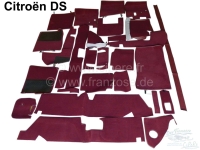 citroen ds 11cv hy tapijtsets vloermatten sm complete tapijtset voor kleur donkerrood P38404 - Bild 1