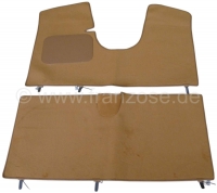 citroen ds 11cv hy tapijtsets vloermatten tapijtmat beige zeem voor achter vervanging P38441 - Bild 1