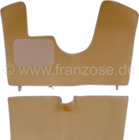 citroen ds 11cv hy tapijtsets vloermatten tapijtmat beige zeem voor achter vervanging P38442 - Bild 1