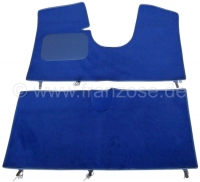 citroen ds 11cv hy tapijtsets vloermatten tapijtmat blauw voor achter vervanging originele P38426 - Bild 1