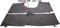 citroen ds 11cv hy tapijtsets vloermatten tapijtmat donkergrijs materiaal look lus getrouwe P38621 - Bild 1