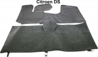 citroen ds 11cv hy tapijtsets vloermatten tapijtmat donkergrijs materiaal look lus trouwe P38460 - Bild 1