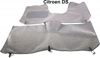 citroen ds 11cv hy tapijtsets vloermatten tapijtmat lichtgrijs materiaal look lus getrouwe P38461 - Bild 1
