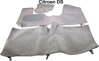 citroen ds 11cv hy tapijtsets vloermatten tapijtmat lichtgrijs materiaal look lus trouwe P38462 - Bild 1