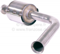 Citroen-DS-11CV-HY - DS >59, spruitstukpijp met geluiddemper, gemaakt van roestvrij staal. Geschikt voor Citroe