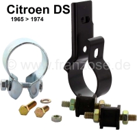 Citroen-DS-11CV-HY - DS vanaf 65, montageset voor de voorste uitlaat (flexibele pijp + hoofddemper). Geschikt v