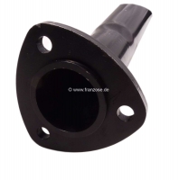 Citroen-DS-11CV-HY - Voorste uitlaatpijp (tussen uitlaatspruitstuk + demper). Geschikt voor Citroen U23 + T23.