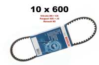 citroen ds 11cv hy v snaar riem 10x600mm geschikt voor cx centrifugaalregelaar peugeot P30041 - Bild 1