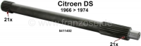 citroen ds 11cv hy versnellingsbak ingaande as van transmissie primaire geschikt voor P48022 - Bild 1