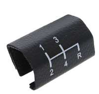 Citroen-DS-11CV-HY - Schakelschema 4 versnellingen. Dit is het verbindingsstuk onderaan het dashboard met het s