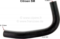 citroen ds 11cv hy verwarming ventilatie sm radiatorslang waterslang inlaat naar radiateur P32500 - Bild 1