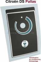 citroen ds 11cv hy verwarming ventilatie sticker voor regelweerstand van airconditioning P38648 - Bild 1