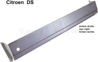 Deur rechtsachter. Reparatiepaneel voor de deurvloer (met hoeken). Geschikt