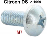 citroen ds 11cv hy voor achterdeuren aanbouwdelen deurbevestigingsband zilver verzinkte schroef m7 P37862 - Bild 1