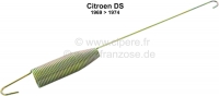 Citroen-DS-11CV-HY - Deurgrendelscharnier, veer voor deurgrendelscharnier, achterportieren (geel gegalvaniseerd