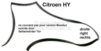citroen ds 11cv hy voor achterdeuren aanbouwdelen deurrubber rechtsvoor zelfmoorddeur geschikt P44837 - Bild 1