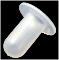 Deursierstrip bevestigingsklem plastic stop, wit, in de deuren van de Citroen