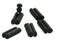 Citroen-DS-11CV-HY - Rubberen bumperset (6 stuks), voor de vensterbank. Geschikt voor Citroen 11CV + 15CV. Afme