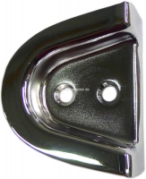 Citroen-DS-11CV-HY - Verchroomde behuizing voor de rubberen deurbumper. Geschikt voor Citroen 11CV + 15CV. Of. 