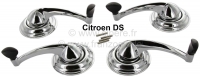 citroen ds 11cv hy voor achterdeuren aanbouwdelen verchroomde raamslinger 4 stuks reproductie van P37772 - Bild 1