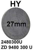 citroen ds 11cv hy vooras vergrendelingsdeksel onderaan 27 mm onderste draagarm achteraan P44874 - Bild 1