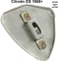 Eindstuk rechts (montageplaat met kooimoer), voor de voorbumper (om in te